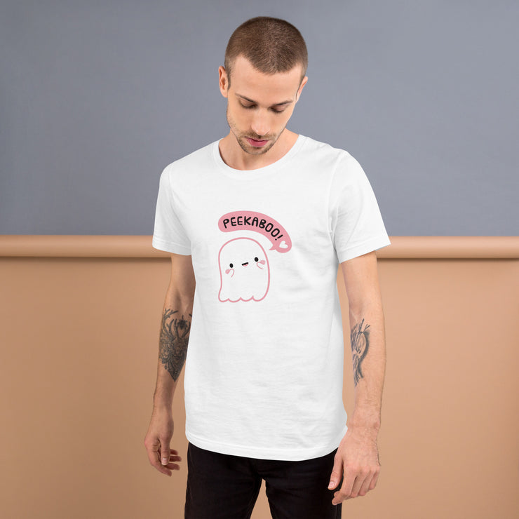 "Ghostly Giggles" Peekaboo Ghost Tee